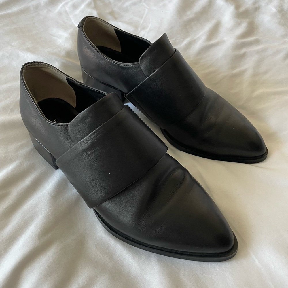 Tony Bianco Black Leather Loafer US 7.5